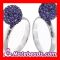 Cheap Fashion Purple  Crystal Ball Middle Finger Rings For Women