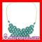 Delicate Turquoise Bib Statement Necklace Wholesale 2012  Jewelry Trend