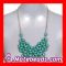 Delicate Turquoise Bib Statement Necklace Wholesale 2012  Jewelry Trend