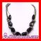 Fashion Chain Chunky Black Bead Necklace Designs For Women