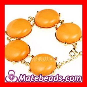 Popular Trendy Costume Easy Candy Orange Bubble Bracelet Jewelry For Sale