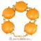 Popular Trendy Costume Easy Candy Orange Bubble Bracelet Jewelry For Sale