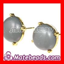 Wholesale Fashion Cheap Grey Bubble Ball Stud Earrings Winter 2012