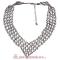 Wholesale Crystal Bib Necklace,Chunky Crystal Chain Choker Bib Necklace For Women
