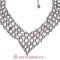 Wholesale Crystal Bib Necklace,Chunky Crystal Chain Choker Bib Necklace For Women