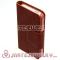 Wholesale Best Quality Brown Leather Wallet Cases For iPhone 5 China For Cheap