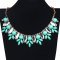 New Fashion Resin Rhinestone Necklaces Wholesale