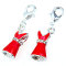 Wholesale Silver Plated Alloy Fashion Enamel Charms