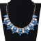 New Fashion Resin Rhinestone Necklaces Wholesale