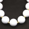 Wholesale Fashion White Large Bead Necklace