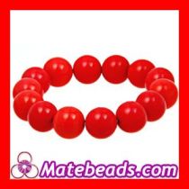 Cheap Coral Red Bead Bubble Bracelet  Wholesale