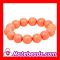 Cheap Coral Red Bead Bubble Bracelet  Wholesale