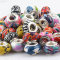 Mix 50 Pcs Alloy Core European Polymer Clay Fimo Beads