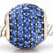 European Style 925 Sterling Silver Austrian Crystal Beads Wholesale