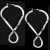 Fashion Plated Silver Infinity Earrings Wholesale