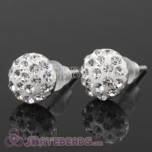 925 Sterling Silver Swarovski Crystal Stud Earrings