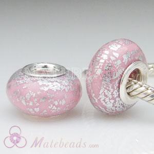 pandora fimo bead in pink design