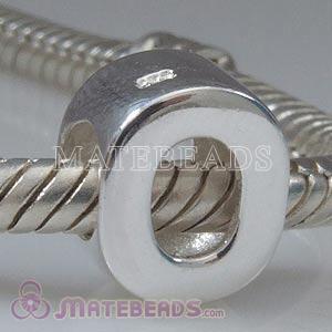 Sterling Silver Reflections letter O bead