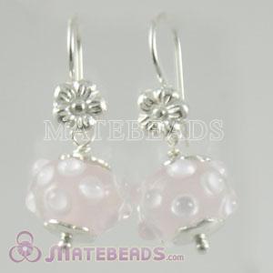pandora glass bead earrings