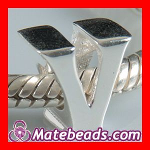 sterling silver letter beads