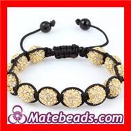 shamballa inspried bead bracelet