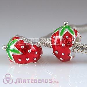 pandora style strawberry charms for sweet jewelry