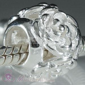 pandora sterling silver rose beads