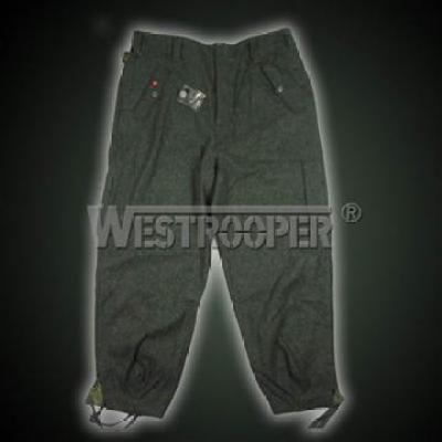 grey wool paratrooper pants