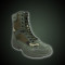Troops tactical green-camo army leather boots