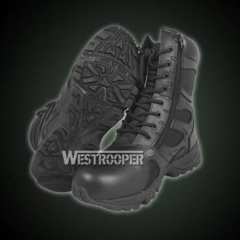WESTROOPER RESPONSE TACTICAL BLACK MILITARY LEATHER BOOTS