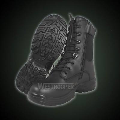 TACTICAL BLACK LEATHER BOOTS 70-1713