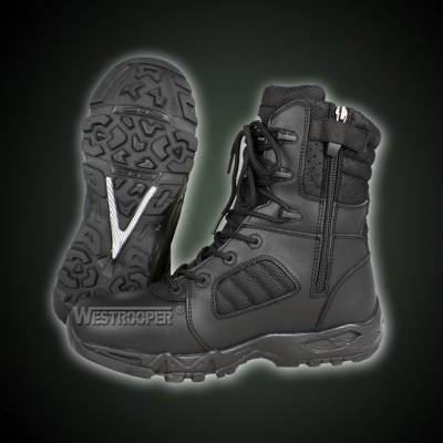 TACTICAL BLACK LEATHER BOOTS 70-1764