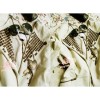 RETRO STYLE NECKLACE PENDANT BRONZE HEART TASSEL N-4849