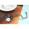 Rhinestone Eye Bronze Owl Quartz Watch Pendant Necklace W-0035
