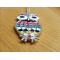 Color Optional Colorful Glazed Owl Pendant Necklace N-2529