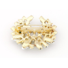 new coming charming gold plated alloy  rhinestone moon pin brooch P-0013