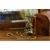 Vintage Styleplay on the swings Crown princess Pendant Necklace N-2849