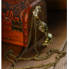 Vintage Styleplay on the swings Crown princess Pendant Necklace N-2849
