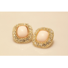 Wholesale 4 Pair 4 Colors Gold Plated rhinestone Gem Earring E-2080