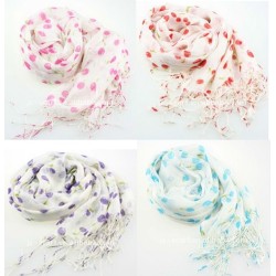Ladies Pretty Cherry Chiffon Scarf C-0013