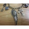 Summoning Style Retro Wing Key Cross Heart Owl Bird Teapot Charms Bracelet B-0088