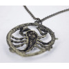 Vintage Style Clear Crystal Scorpion Necklace N-3336