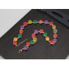 New Multi Color Crystal Gumball Sweet Candy Globe  Chunky Unusual Necklace S-0007