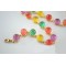 New Multi Color Crystal Gumball Sweet Candy Globe  Chunky Unusual Necklace S-0007