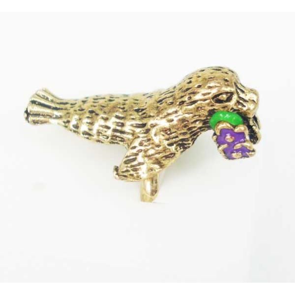 Vintage Style Bronze Bird Flower Adjustable  Ring R-0200