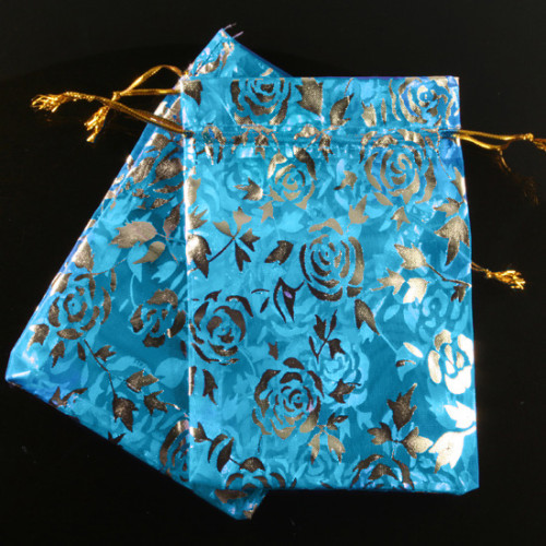 Wholesale Gorgeous Organza Gift Bags 10x15cm Rose G-0009-BL