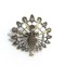 Vintage Style Clear Rhinestone Proudasa Peacock Ring R-0204