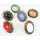 Vintage Style Bronze Faux Gem Adjustable Ring R-0735