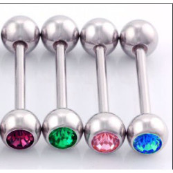 I-0049 12PCS Wholesale Nipple Tongue Barbells Ear Bars Rings