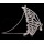 Charming Silver Plated Rhinestone Butterfly Necklace N-2579